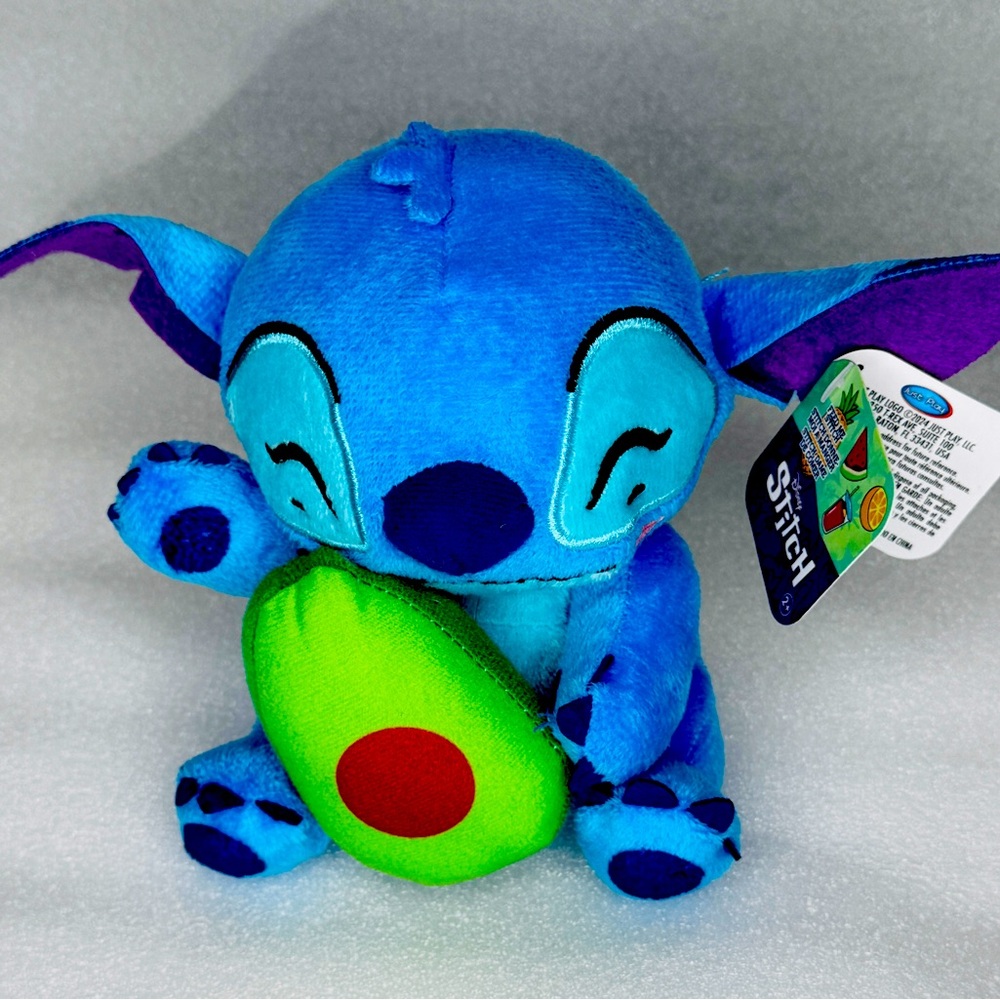 Disney Stitch Small 7-inch Plush Stuffed Animal, Stitch Avocado